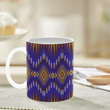 Load image into Gallery viewer, Fire Feather Blue Mug
