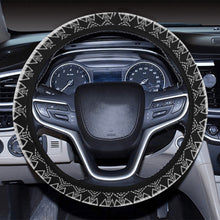 Load image into Gallery viewer, Sacred Trust Black Steering Wheel Cover with Elastic Edge
