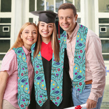 Load image into Gallery viewer, Fresh Fleur Sky Graduation Stole
