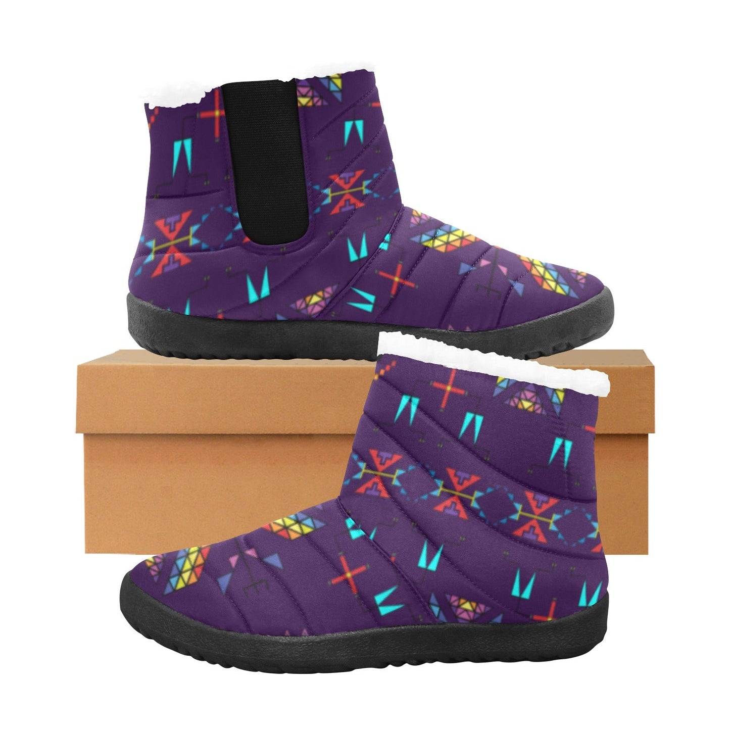 Rainy Chief Rainbow Dark Purple Men's Padded Winter Boot