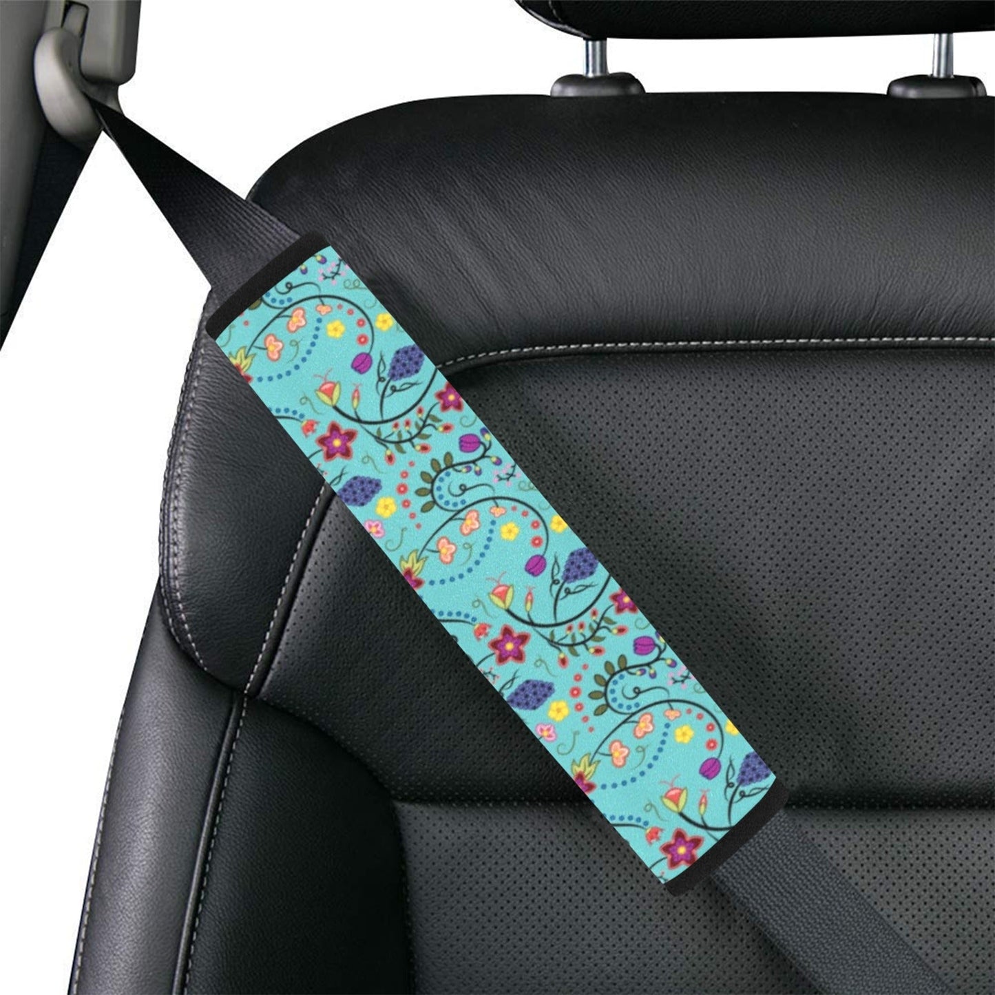 Fresh Fleur Sky Car Seat Belt Cover