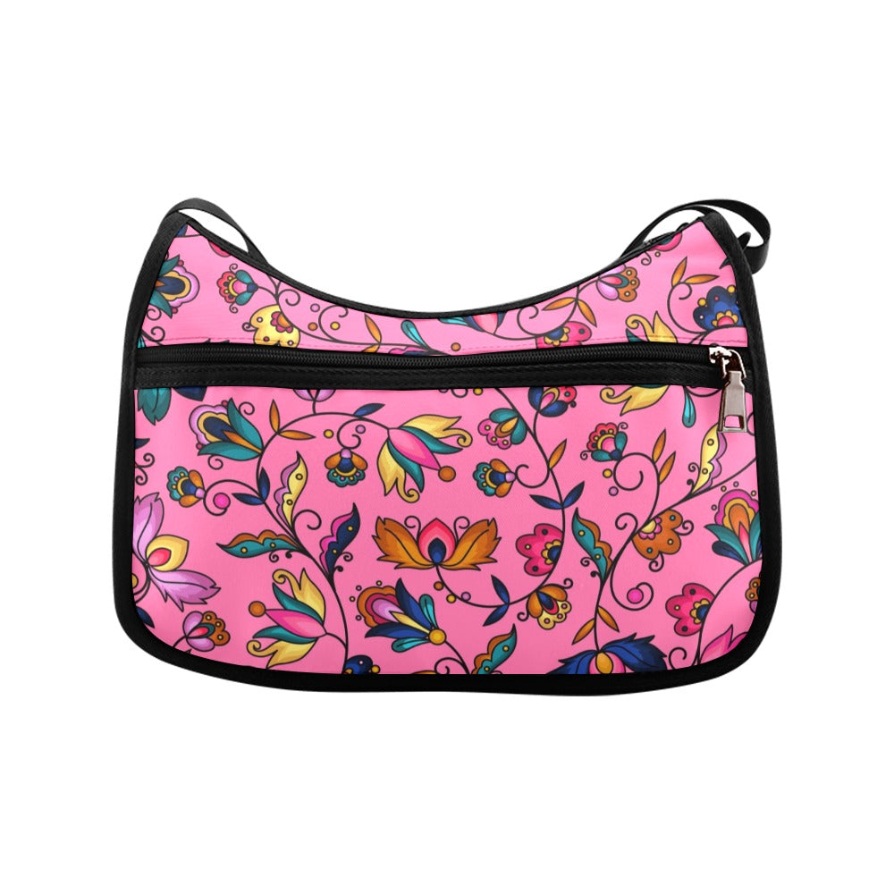 Copper Prairie Petals Pink Crossbody Bag