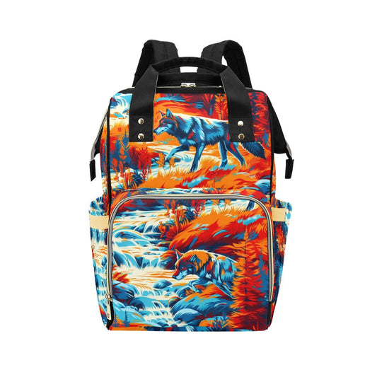 Hunting Wolves Diaper Bag