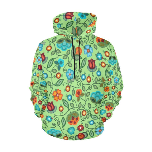 Prairie Fire Petals Sage Hoodie for Women
