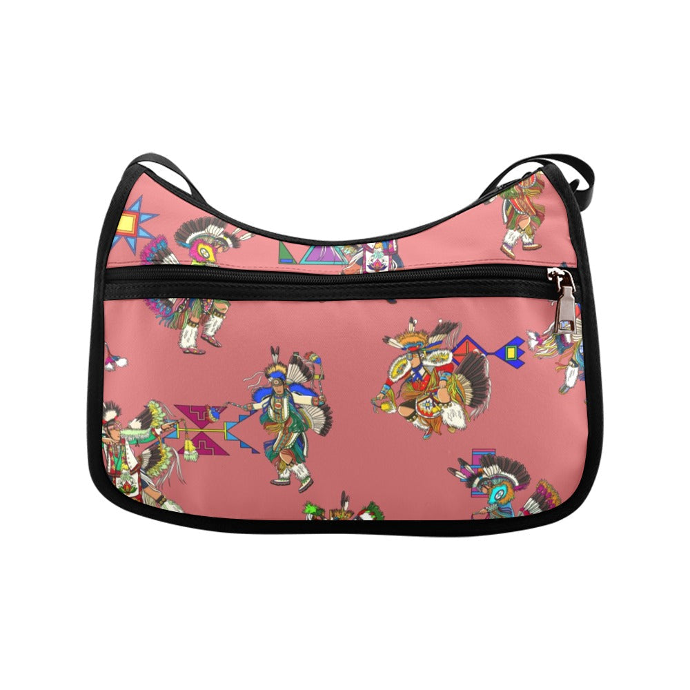 Men's Fancy Dancers Terra Cotta Crossbody Bag