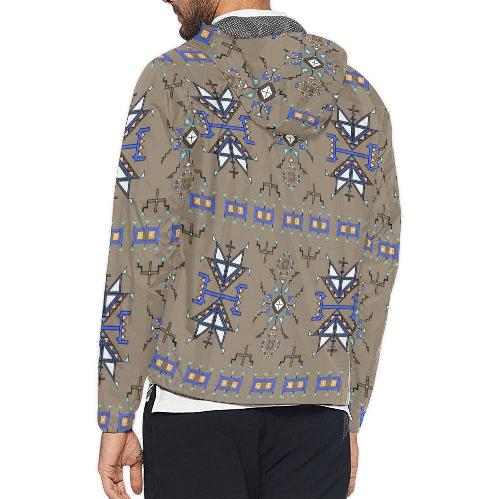 Eagle Strike Brown Men's Windbreaker