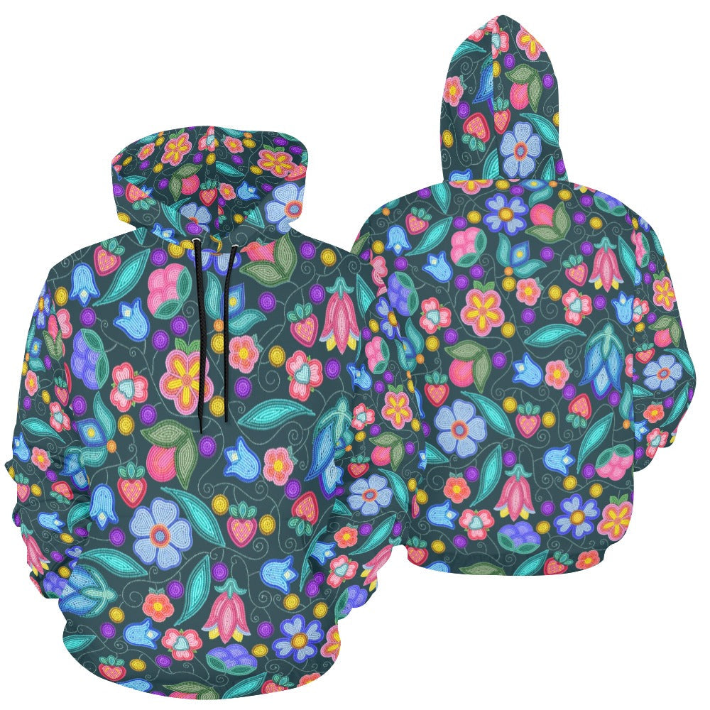 Sweet Offering Dark Teal Hoodie for Men