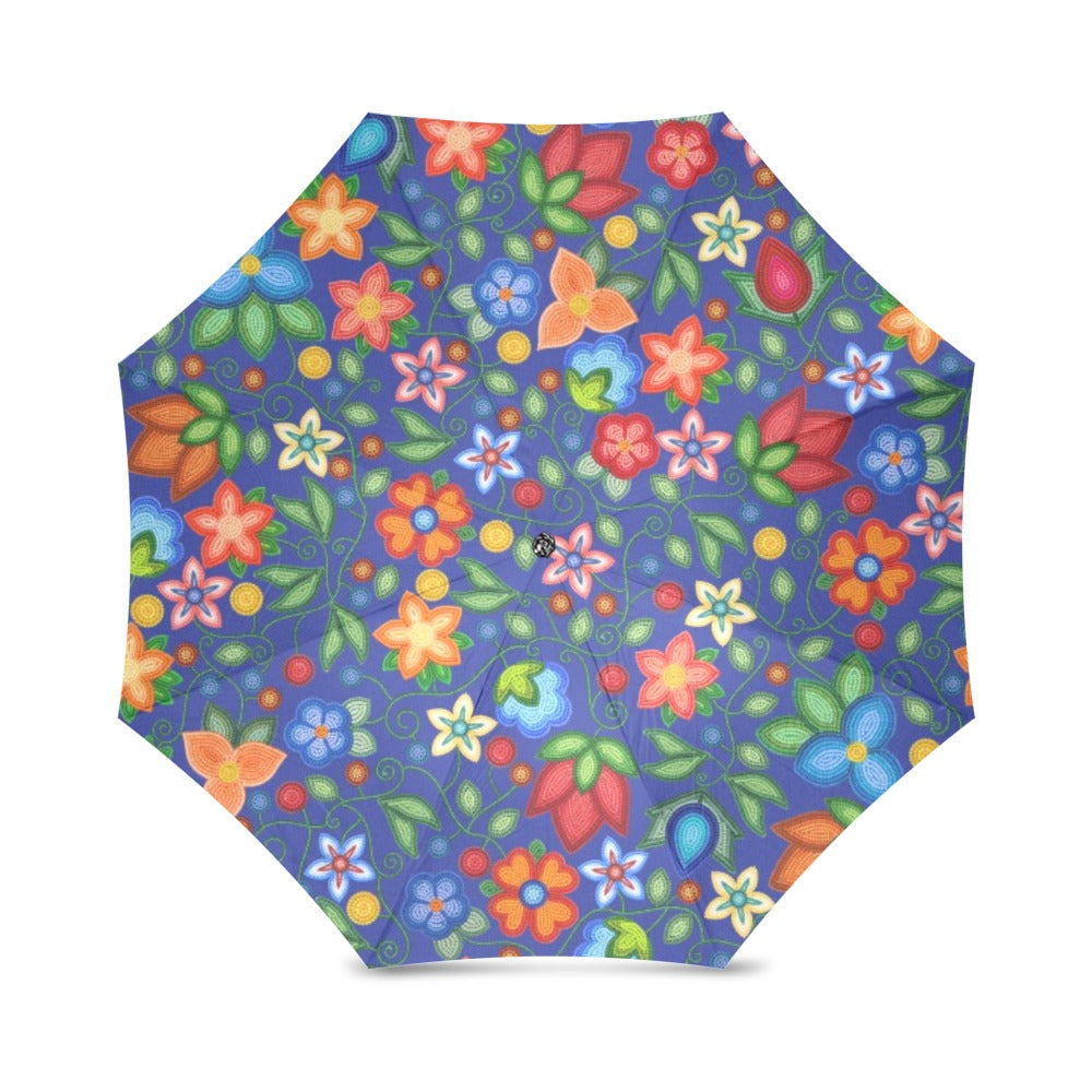 Morning Harmony Sapphire Foldable Umbrella