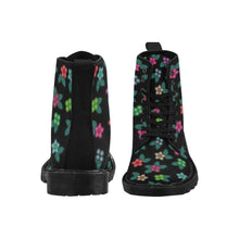 Load image into Gallery viewer, Berry Flowers Black Boots for Men
