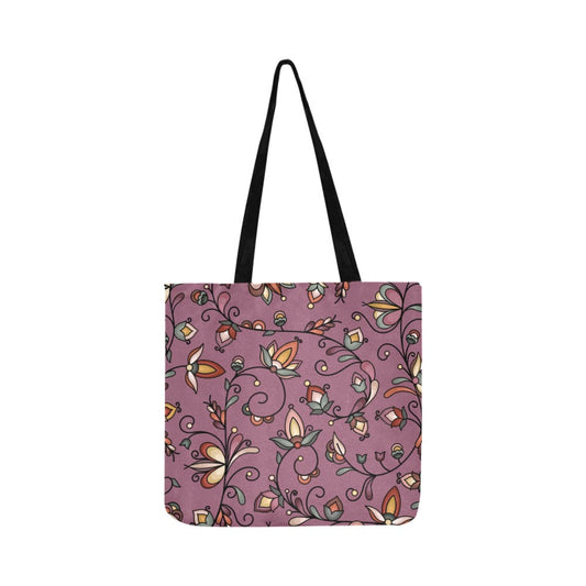 Burnt Sky Petals Magenta Reusable Shopping Bag