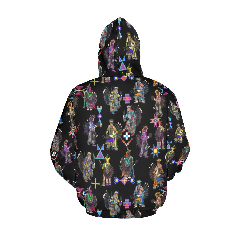 Men's Tradish Dancers Black Hoodie for Men