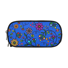 Load image into Gallery viewer, Prairie Paintbrush Blue Pencil Pouch
