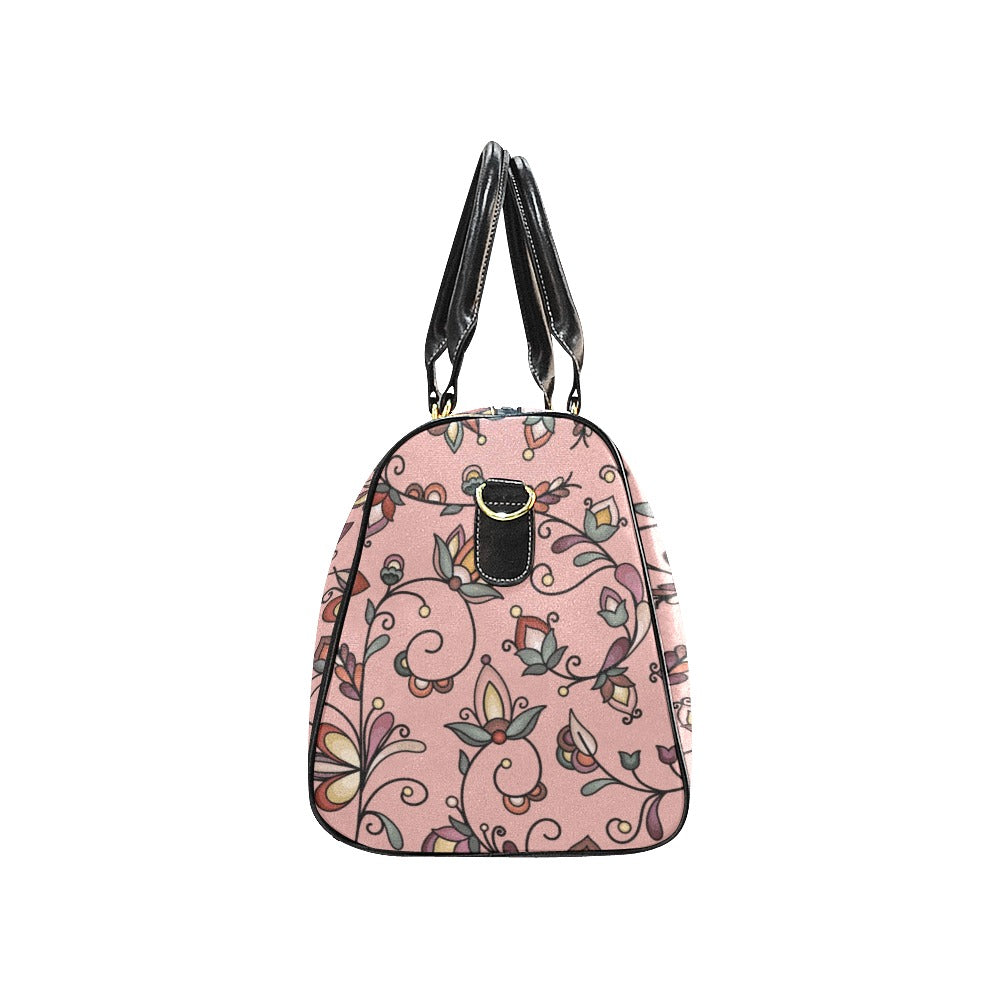 Burnt Sky Petals Peach Large Travel Bag