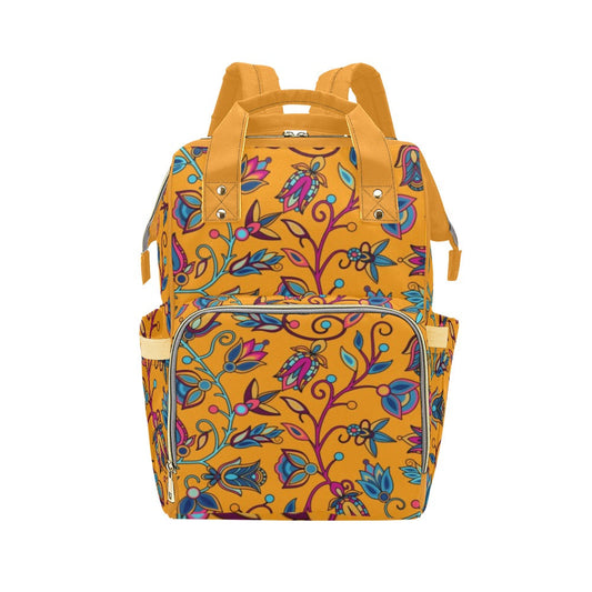 Buffalo Bloom Orange Multi-Function Diaper Backpack