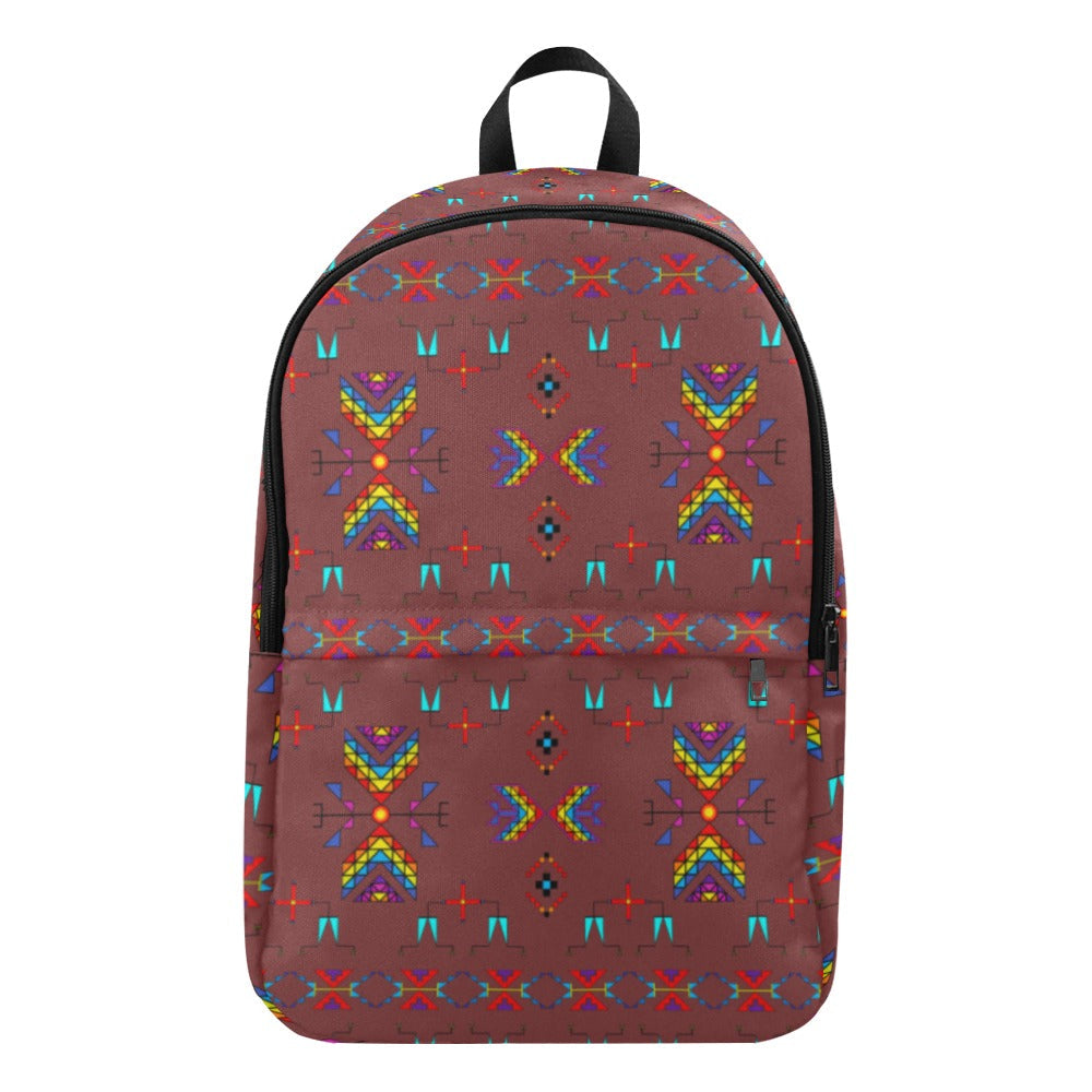 Rainy Chief Rainbow Earth Clay Fabric Backpack for Adult