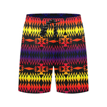 Load image into Gallery viewer, Two Worlds Apart Men&#39;s Mid-Length Beach Shorts
