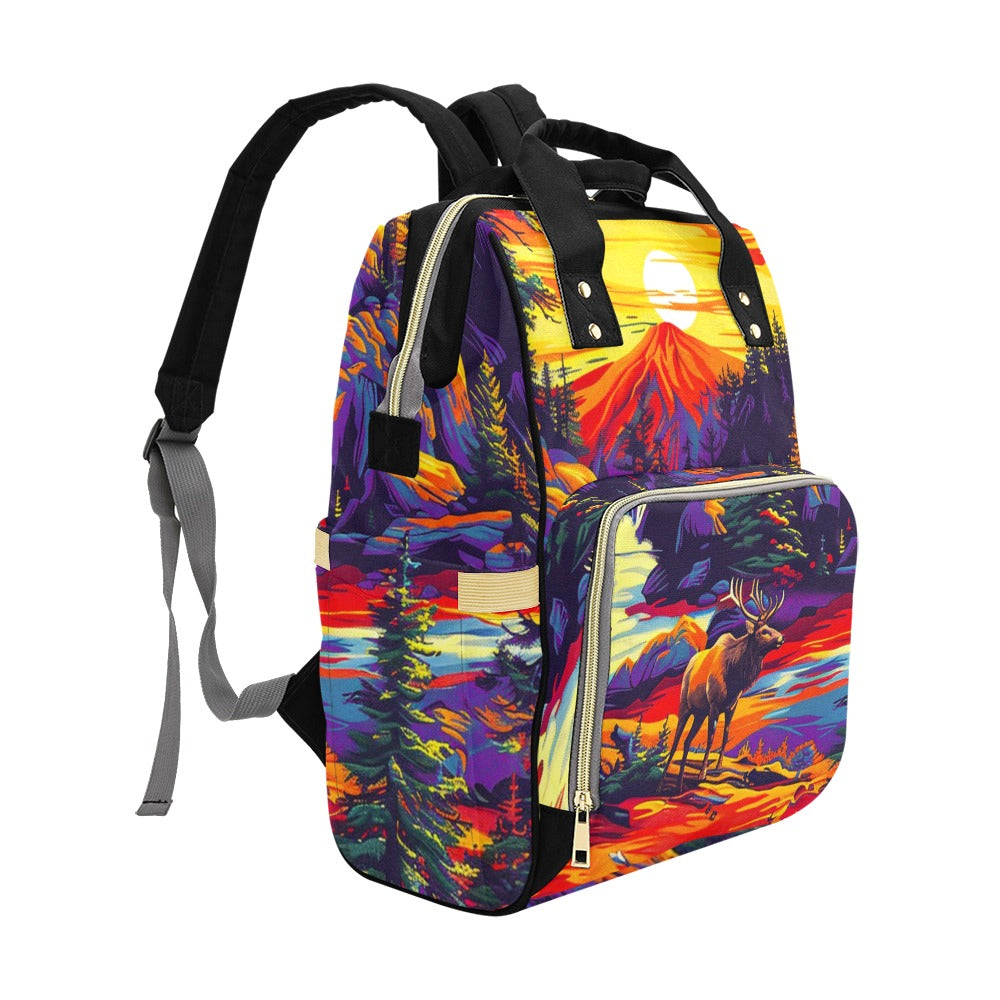 Roaming Elk Multi-Function Diaper Backpack/Diaper Bag
