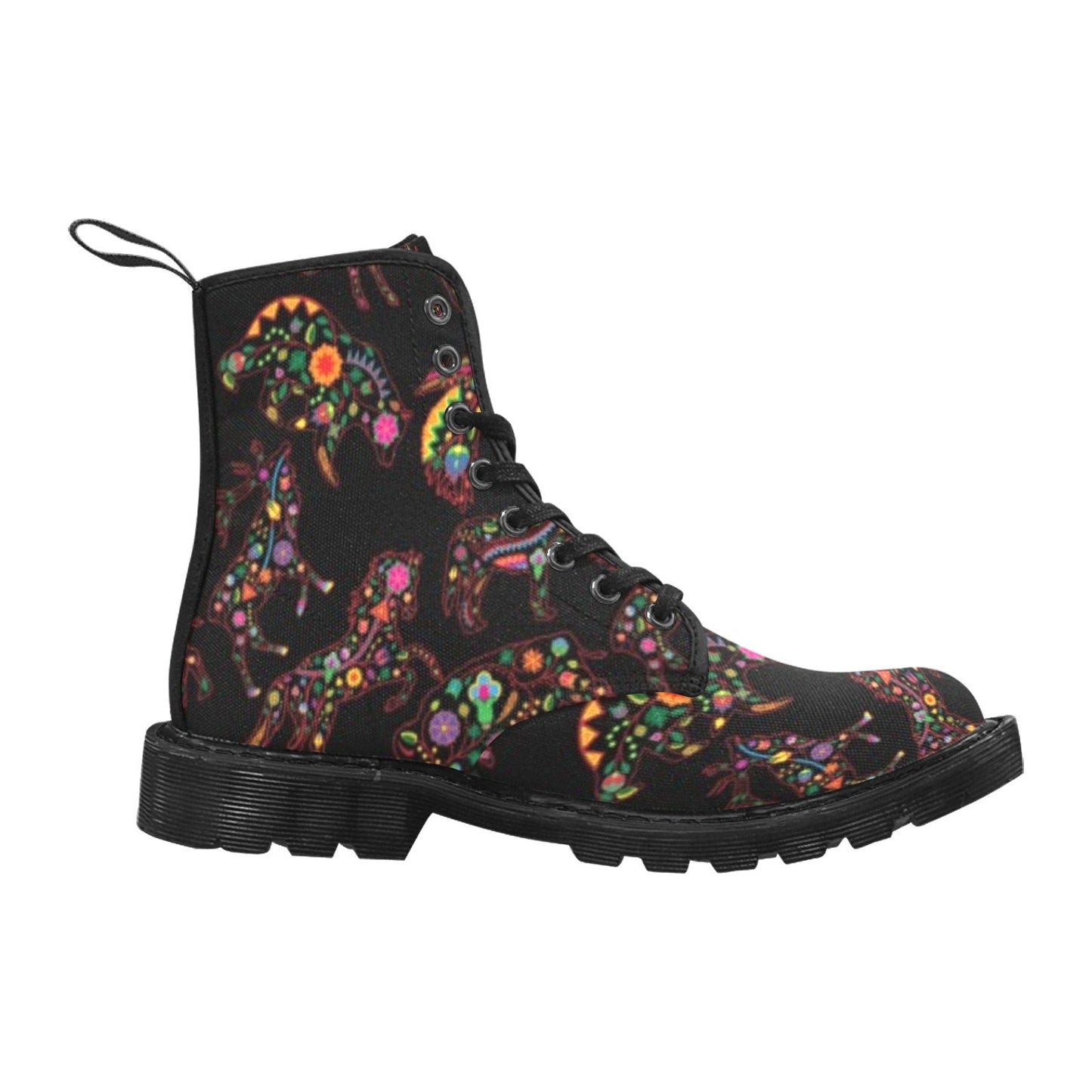 Neon Floral Animals Boots