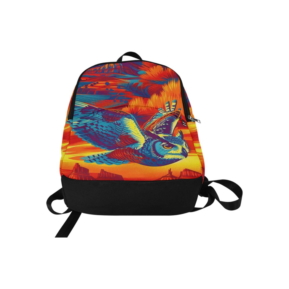 Owl on the Prowl Fabric Backpack for Adult