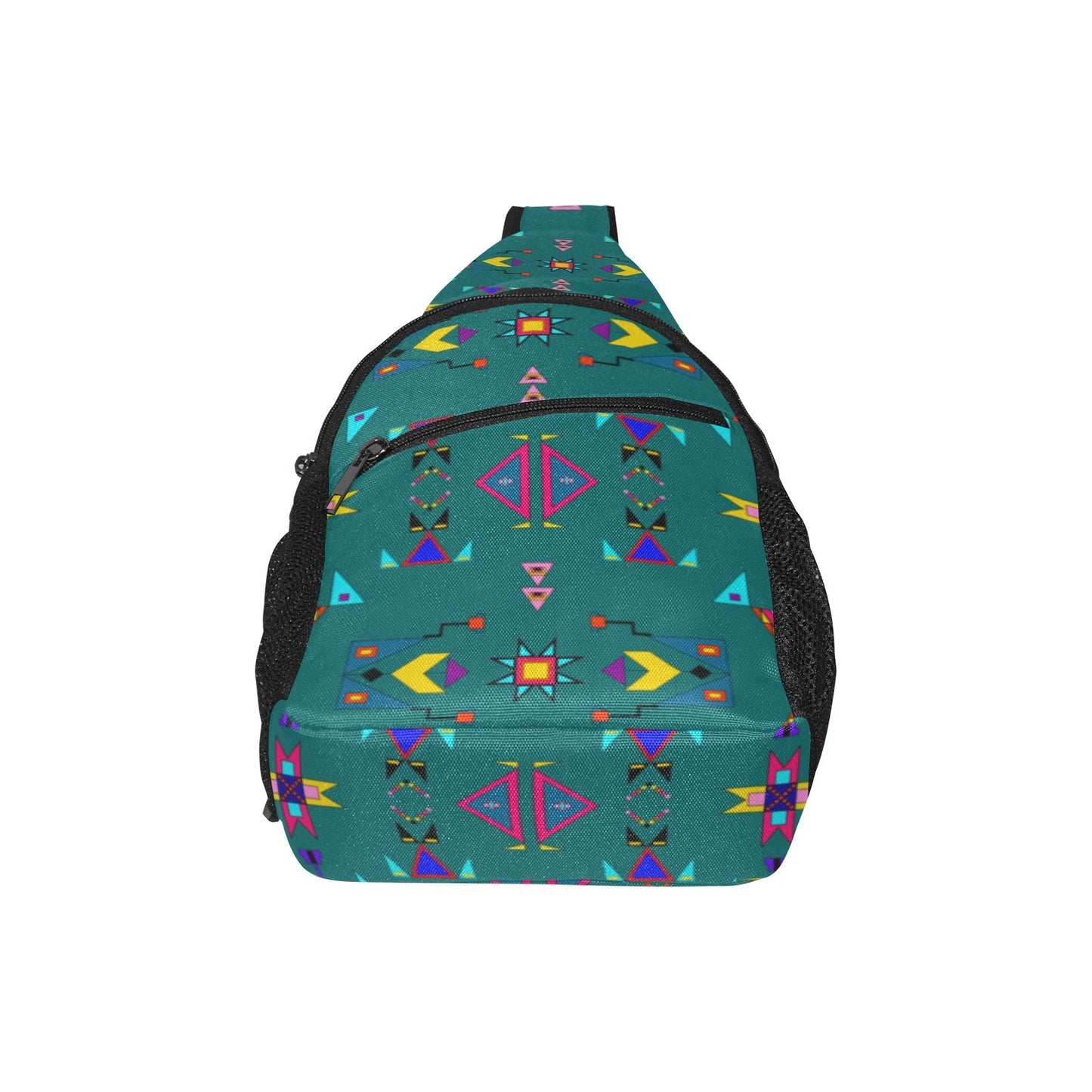 Enemy Territory Teal Chest Bag