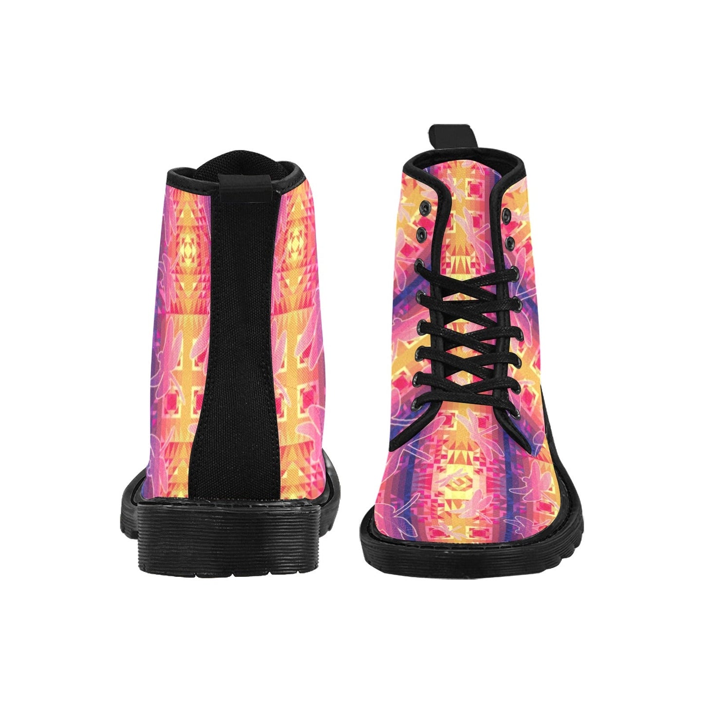 Kaleidoscope Dragonfly Boots for Men