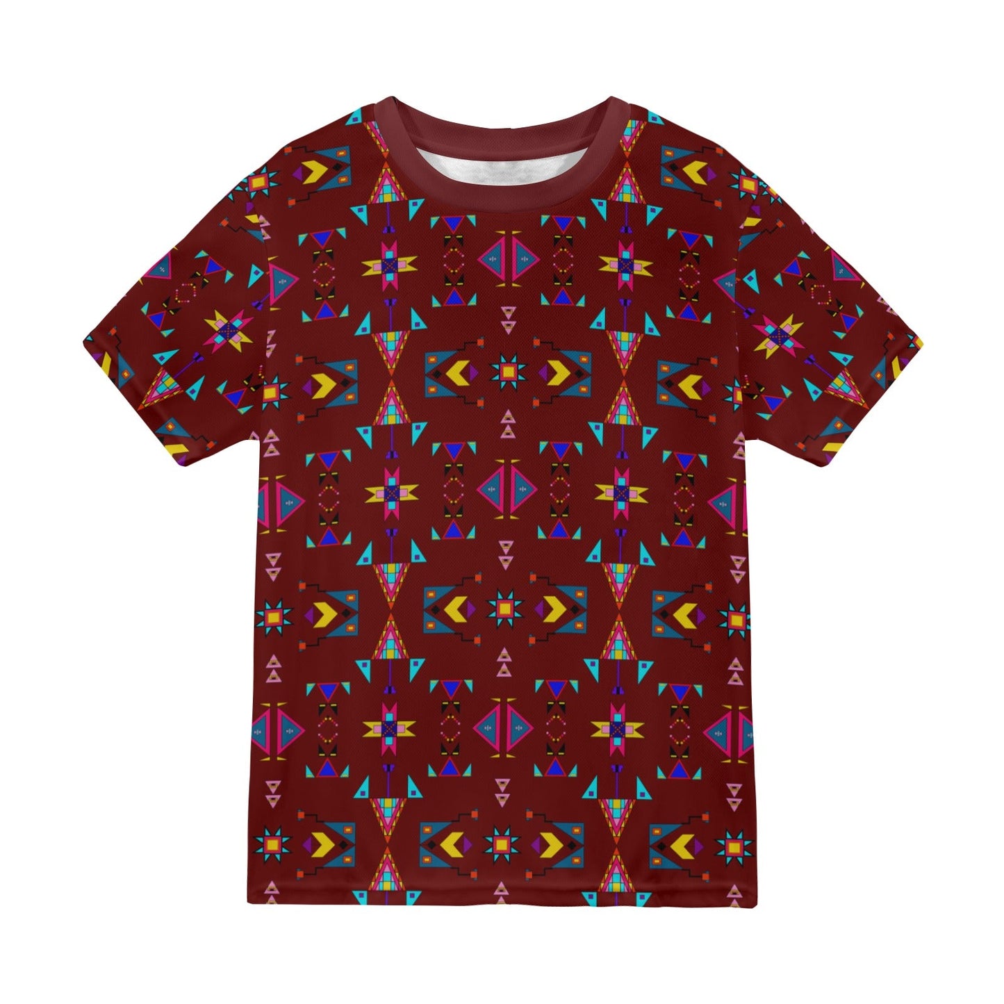 Enemy Territory Dark Maroon T-shirt for Men