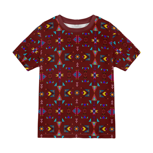 Enemy Territory Dark Maroon T-shirt for Men