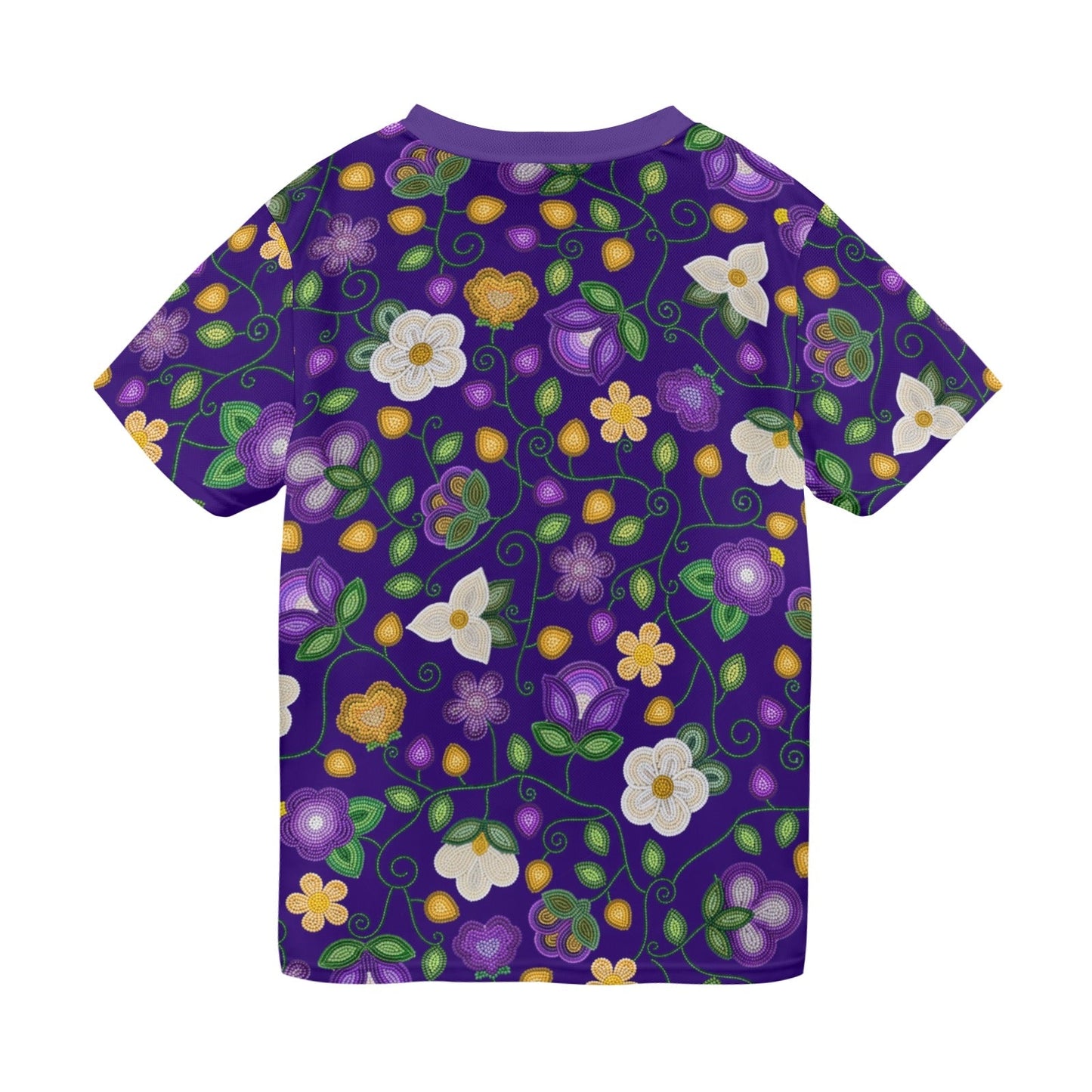 Midnight Moss Bloom Aubergine T-shirt for Men