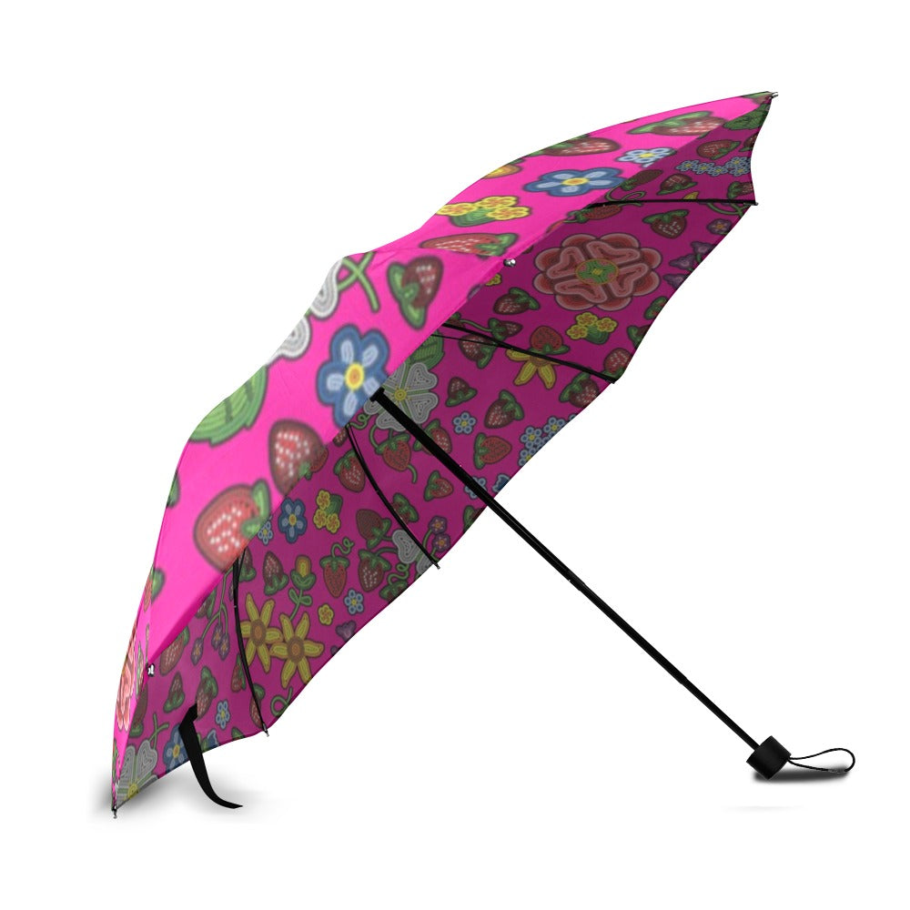 Berry Pop Blush Foldable Umbrella