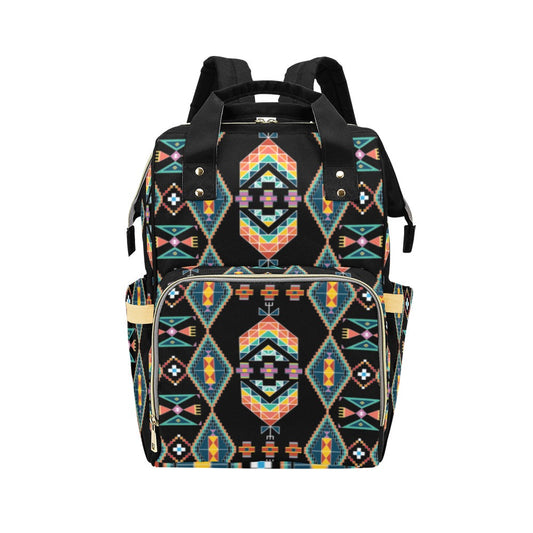 Travois Tipi Black Multi-Function Diaper Backpack