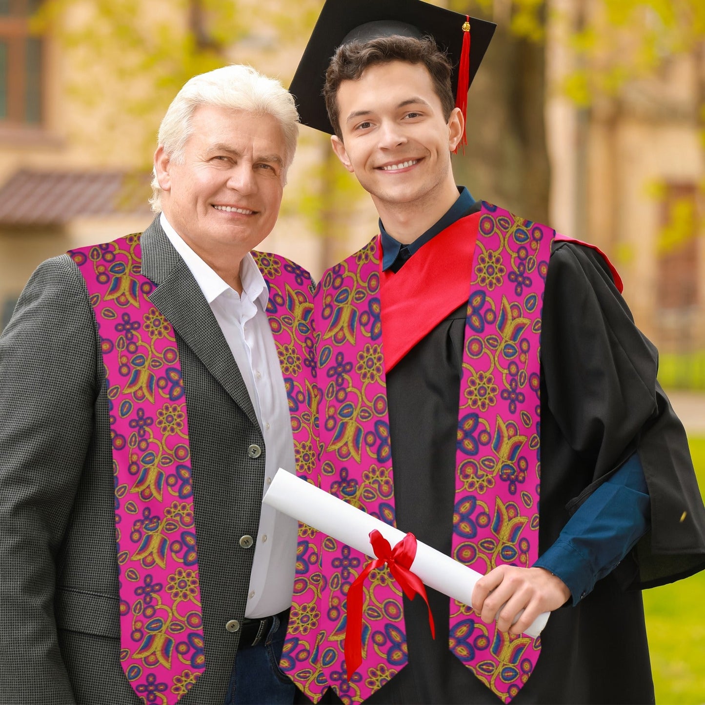 Rainbow Tomorrow Tulip Graduation Stole