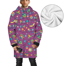 Load image into Gallery viewer, Prairie Plains Spirit Berry Soup Unisex Sherpa Lined Hooded Coat
