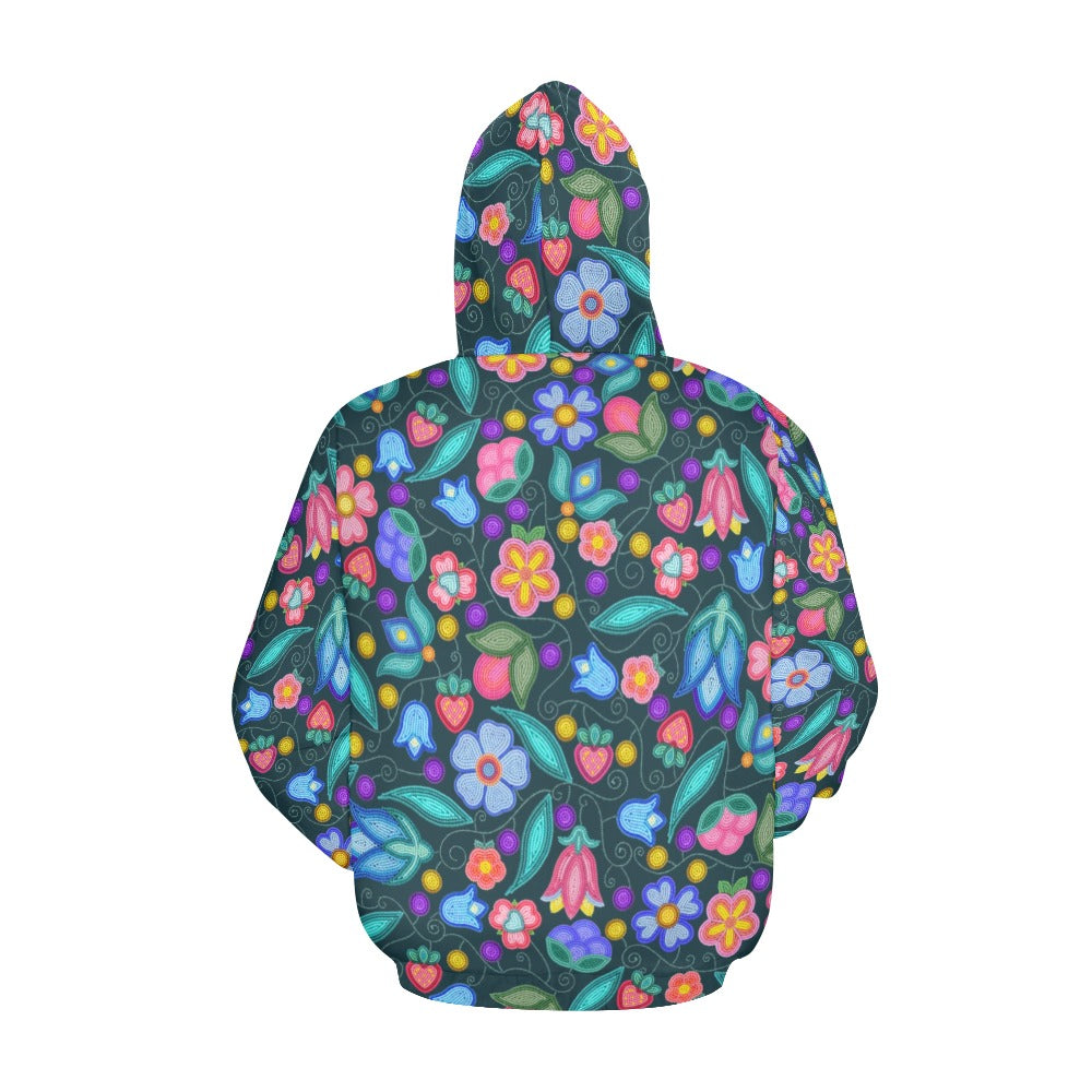 Sweet Offering Dark Teal Hoodie for Men