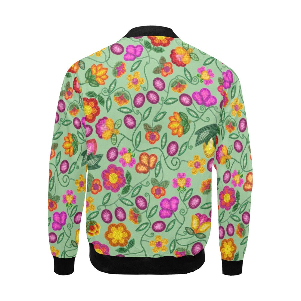 Boreal Bounty Green Bomber Jacket