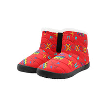 Load image into Gallery viewer, Rainy Chief Rainbow Red Men&#39;s Padded Winter Boot
