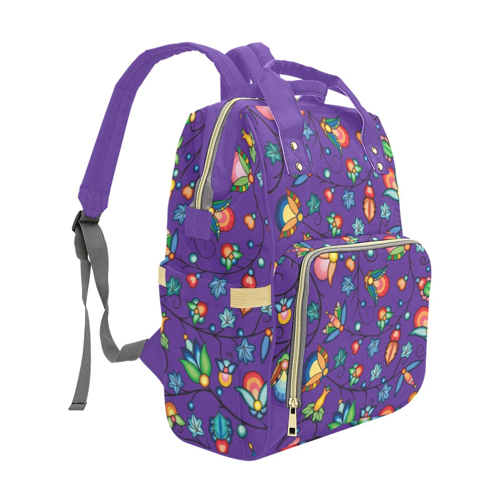 Prairie Plains Spirit Midnight Purple Multi-Function Diaper Backpack