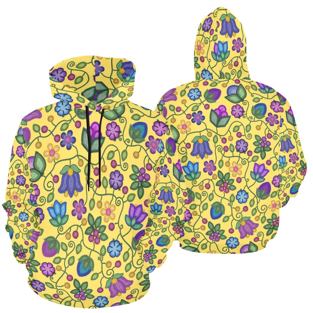 Bloom Uplift Yellow Hoodie for Women
