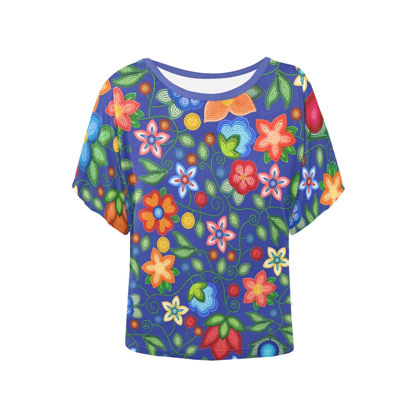 Morning Harmony Sapphire Batwing Blouse