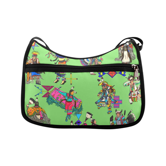 Grand Entry Dancers Grass Crossbody Bag