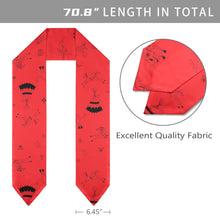 Load image into Gallery viewer, Ledger Dables Red Graduation Stole
