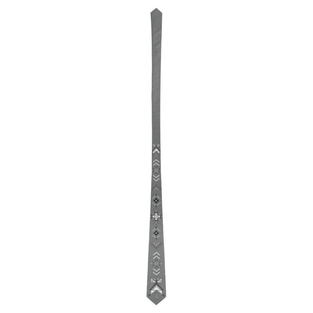Owl Watcher Geometric Necktie