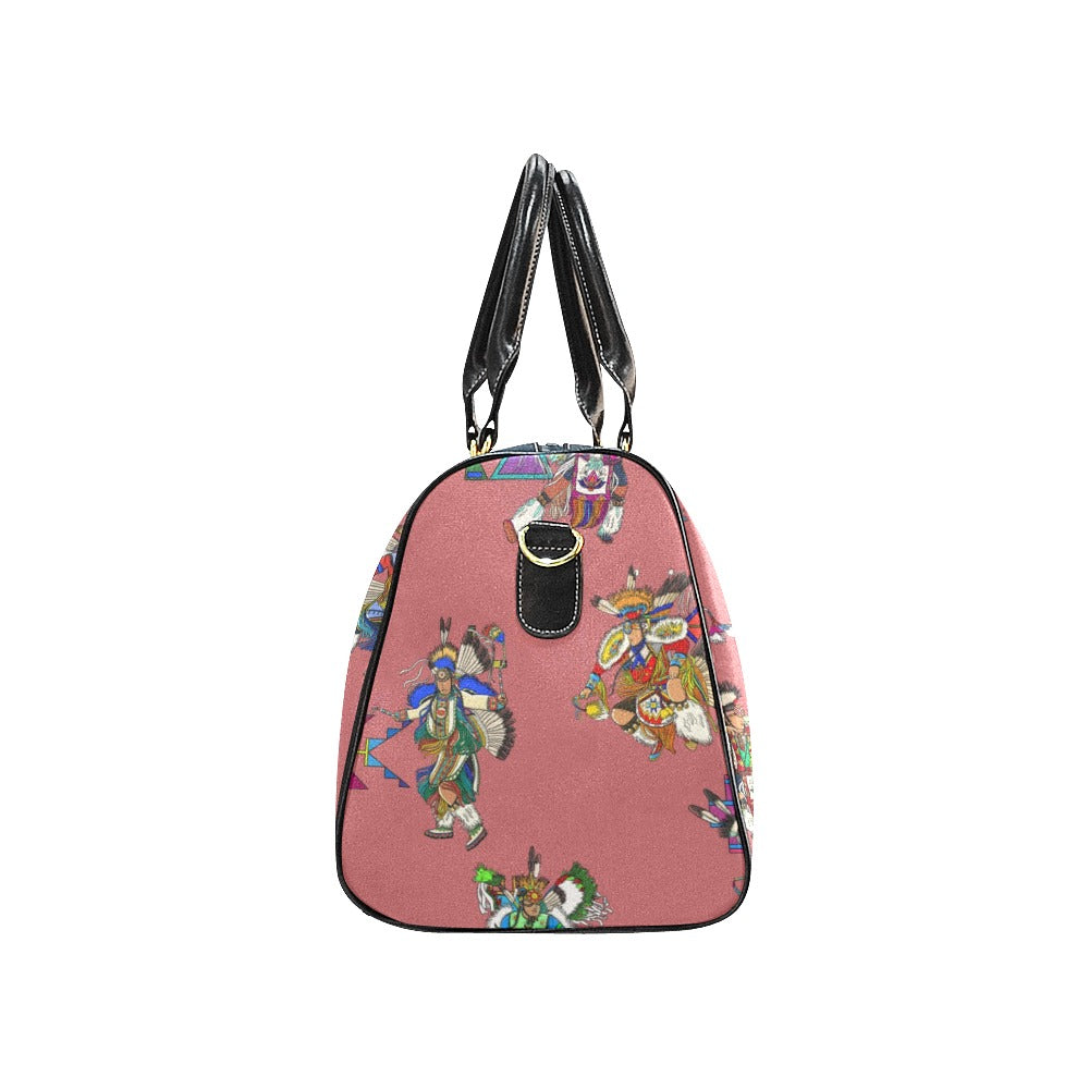 Men's Fancy Dancers Terra Cotta Large Travel Bag