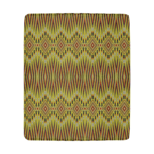 Fire Feather Yellow Ultra-Soft Micro Fleece Blanket 50"x60"