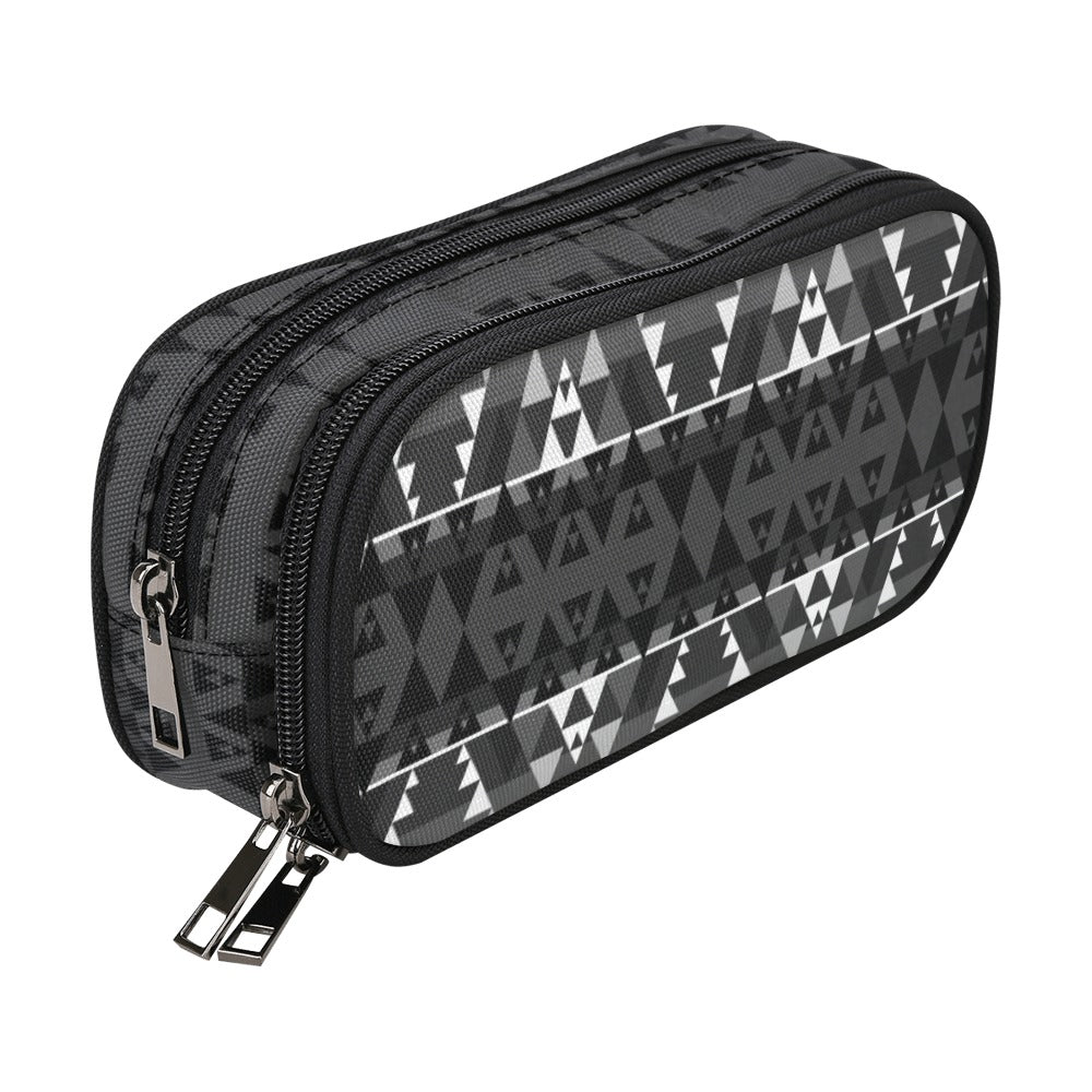 Writing on Stone Black and White Pencil Pouch