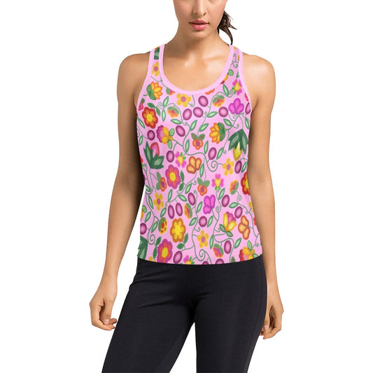Boreal Bounty Pink Racerback Tank Top