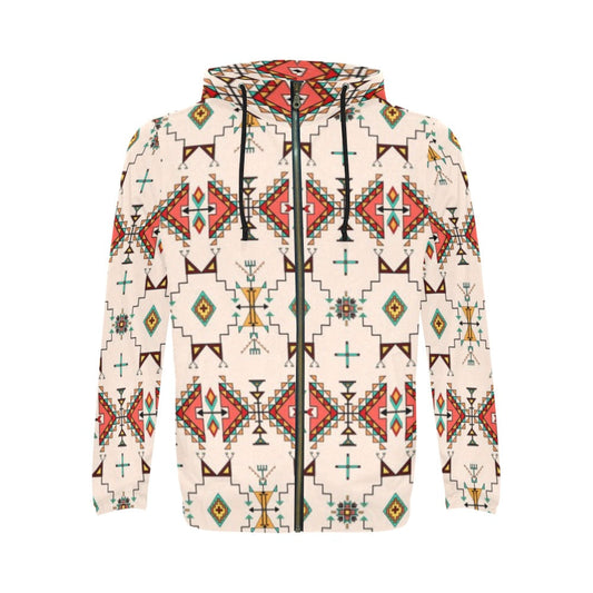 Thunder Flight Cream Zip Hoodie