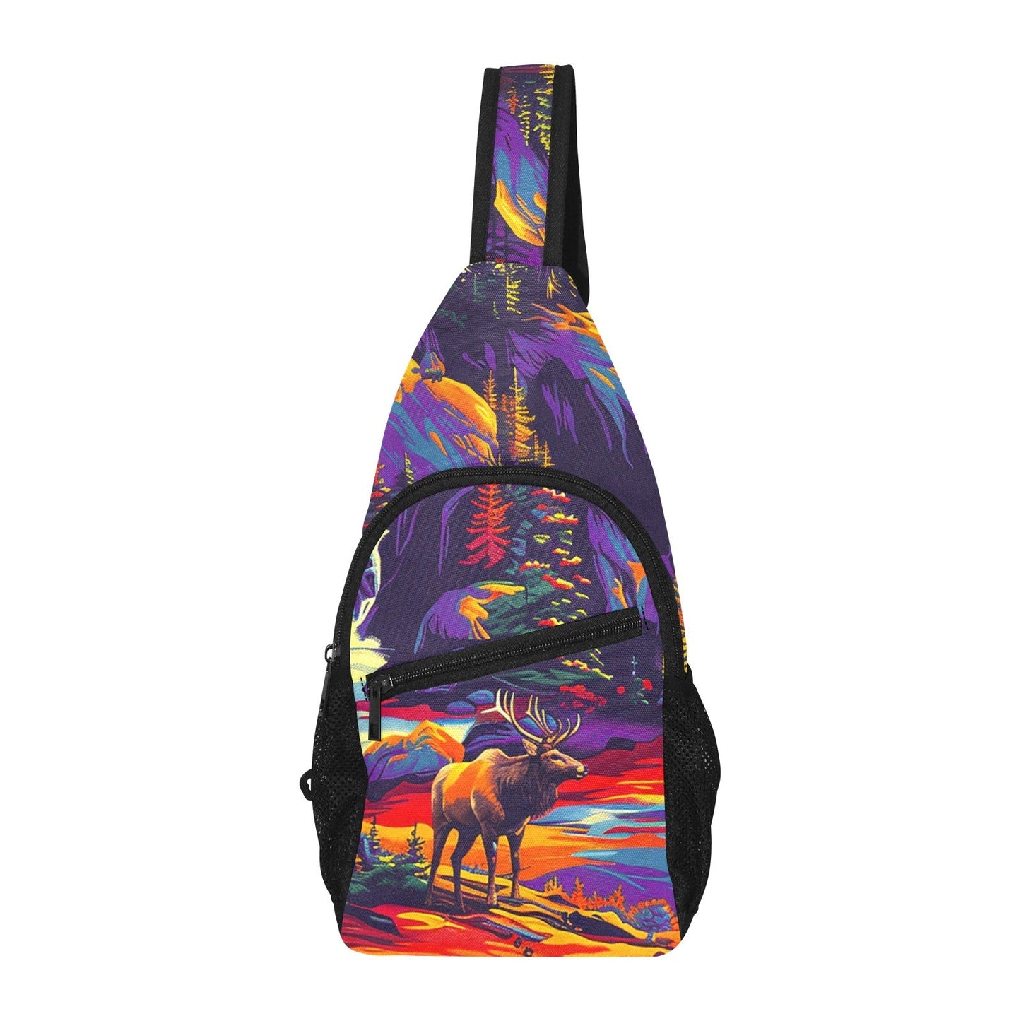 Roaming Elk Chest Bag