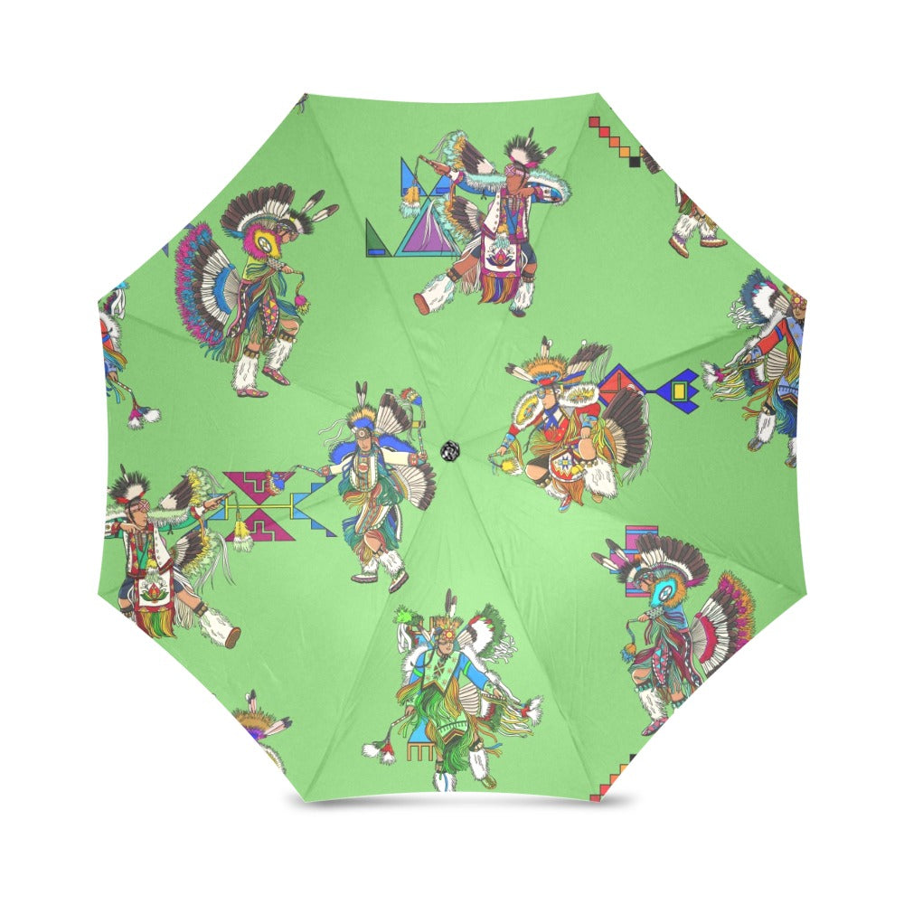 Men's Fancy Dancers Grass Foldable Umbrella