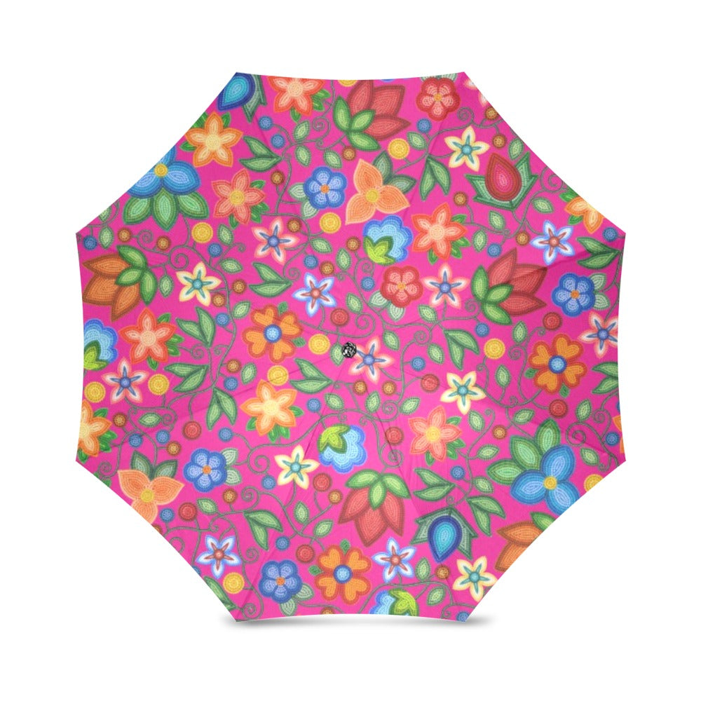 Morning Harmony Pink Foldable Umbrella
