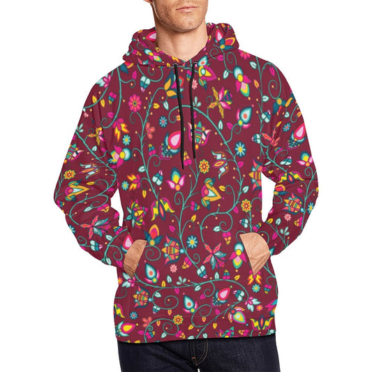 Thorny Path Cranberry Hoodie for Men